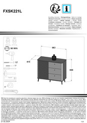 Forte FXSK221L Notice De Montage