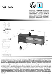 Forte FXST122L Notice De Montage