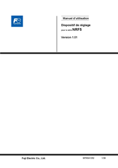 Fuji Electric NRF5 Serie Manuel D'utilisation