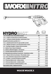 Worx Nitro HydroShot WG633E.X Notice Originale