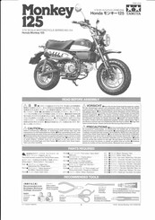 Tamiya Monkey 125 134 Instructions D'assemblage