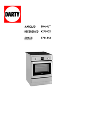 Brandt KIP100 Serie Guide D'installation Et D'utilisation