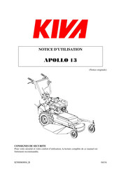 Kiva APOLLO 13 Notice D'utilisation