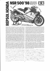 Tamiya REPSOL HONDA NSR500'98 71 Instructions D'assemblage