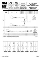 3M DBI-SALA EZ-STOP AJ542/0 Manuel D'instructions