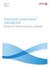 Xerox 550 Guide De L'administrateur