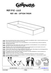 Galipette LILO P1Z 400 Instructions De Montage