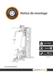 Darwin Fitness MS30 Notice De Montage