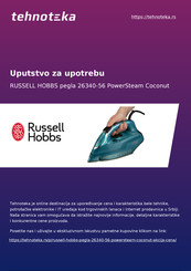 Russell Hobbs POWERSTEAM ULTRA 26340-56 Mode D'emploi