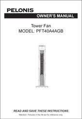 Pelonis PFT40A4AGB Manuel Du Propriétaire