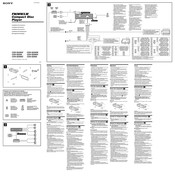 Sony CDX-S2050C Manuel D'installation