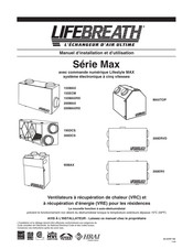 Lifebreath Max Serie Manuel D'installation Et D'utilisation