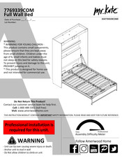 mr.Kate 7769339COM Mode D'emploi