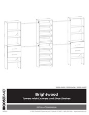 ClosetMaid Brightwood 10000-04207 Manuel D'installation