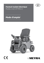 Meyra 2.322 OPTIMUS 2 Mode D'emploi