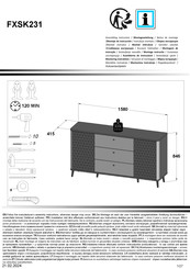 Forte FXSK231 Notice De Montage