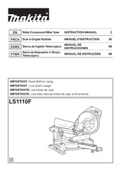 Makita LS1110F Manuel D'instruction