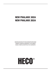 Heco NEW PHALANX 302A Mode D'emploi