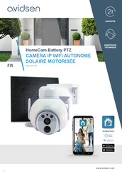 Avidsen HomeCam Battery PTZ Mode D'emploi