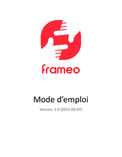 frameo PFF-727W Mode D'emploi