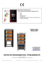 Eurofours PFSM-000R003-FR Notice De Programmation