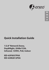 Eneo IED-63F0037P0A Guide D'installation Rapide