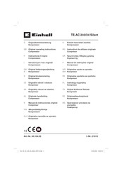 EINHELL TE-AC 240/24 Silent Instructions D'origine