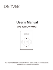 Denver MPS-409BLUEMK2 Guide D'utilisation