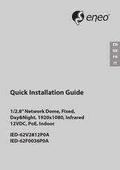 Eneo IED-62V2812P0A Instructions D'installation