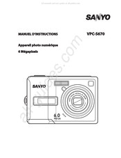 Sanyo VPC-S670 Manuel D'instructions