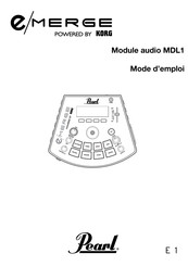 Korg Pearl e/MERGE MDL1 Mode D'emploi