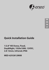 Eneo MED-62V2713M0A Instructions D'installation