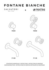 Fantini Rubinetti Fontane Bianche Salvatori P113B Instructions De Montage