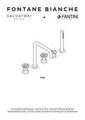 Fantini Rubinetti Fontane Bianche Salvatori P065 Instructions De Montage