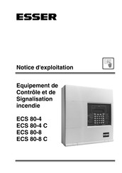 Esser ECS 80-8 Notice D'exploitation