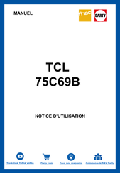 Tcl 75C69B Notice D'utilisation