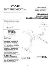 Cap Strength FM-CS709BK Manuel De Montage