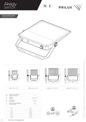 prilux Akagy SWITCH Manuel D'instructions