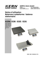 KERN EOE 300K-1B Notice D'utilisation