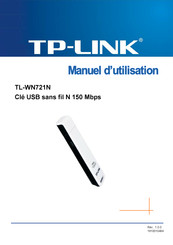 TP-Link TL-WN721N Manuel D'utilisation