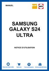 Samsung SM-S921B/DS Guide Utilisateur