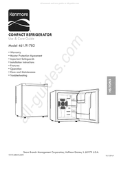 Kenmore 461.91782 Guide D'utilisation Et D'entretien