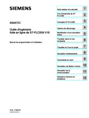 Siemens S7-PLCSIM V16 Manuel D'utilisation