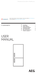 AEG SCS61826TS Notice D'utilisation