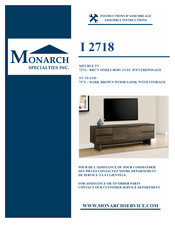 Monarch Specialties I 2718 Instructions D'assemblage