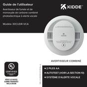 Kidde 30CUDR-VCA Guide De L'utilisateur