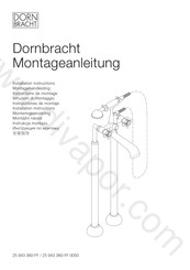 Dornbracht 25 943 360-FF Instructions De Montage