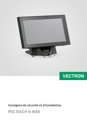 Vectron POS TOUCH 14 WIDE Consignes D'installation