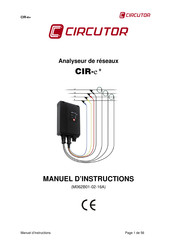 Circutor CIR-e+ Manuel D'instructions