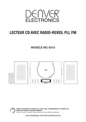 Denver Electronics MC-5010 W/UK PLUG Mode D'emploi